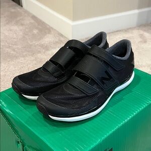 New Balance Black Indoor Cycling Shoes with Clips